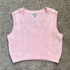 J for Justify Light Pink Knit Top